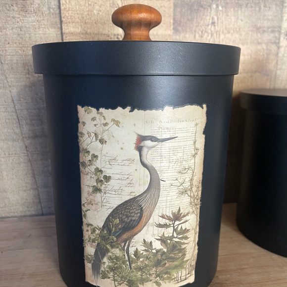 Upcycled Bird canister set - Picture 3 of 14